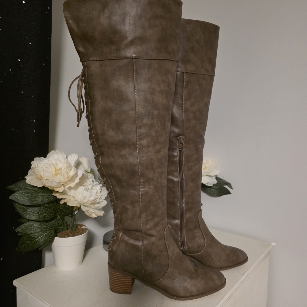 Brown Over the Knee Boots
